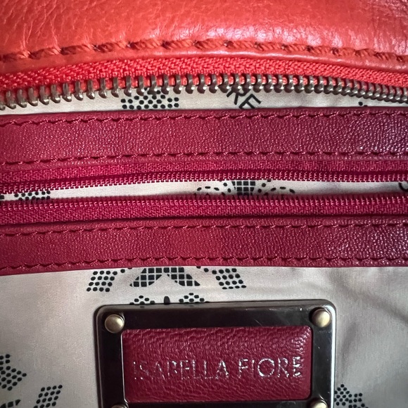 Isabella Fiore Leather orange leather purse! - Picture 5 of 6